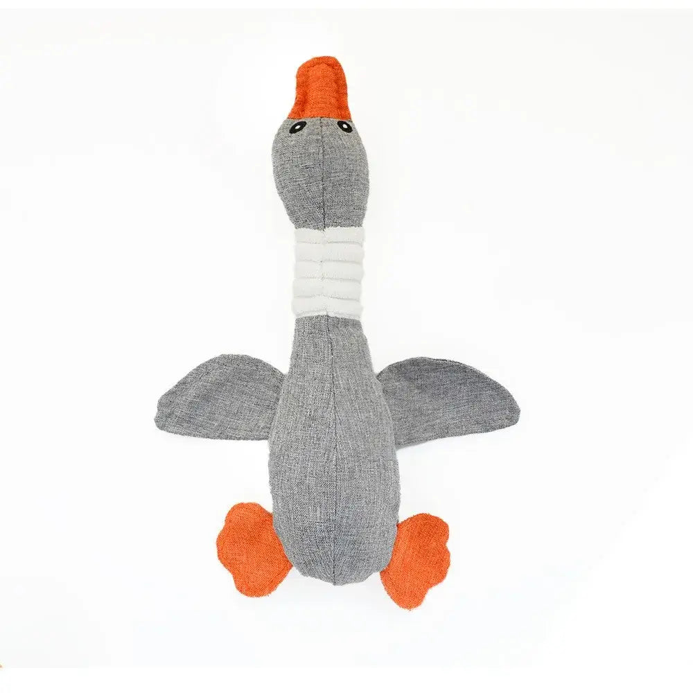 Plush Geese Sound Toy for Dogs and Cats – Teeth Grinding & Cleaning