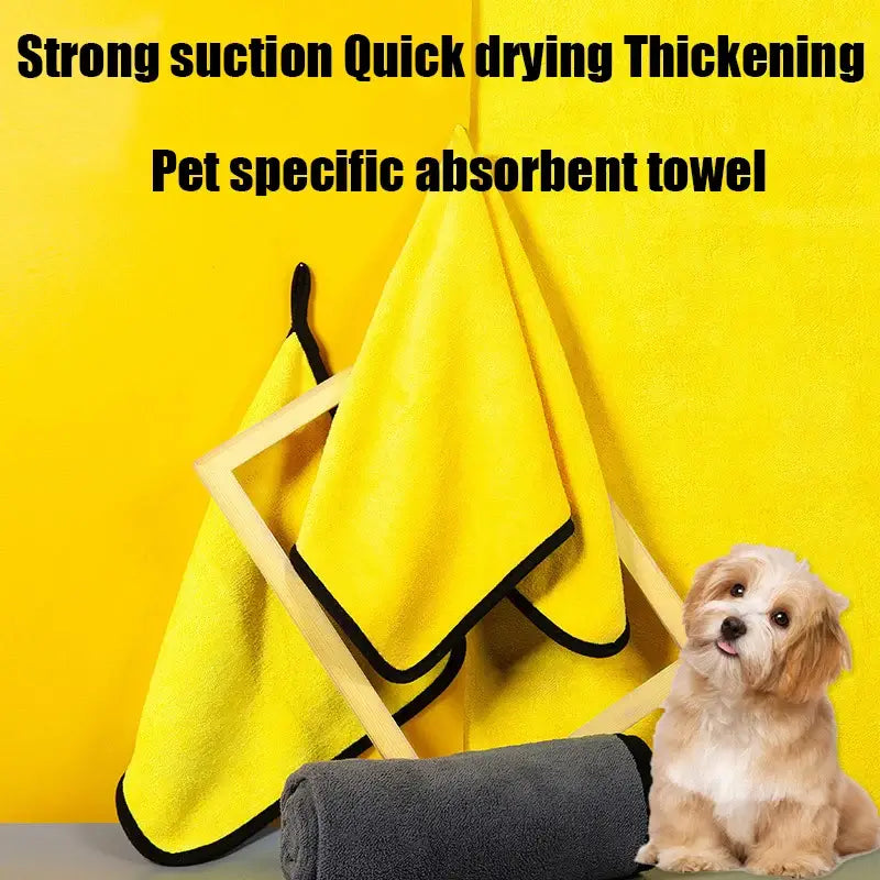 Quick-Dry Absorbent Towel for Dogs and Cats