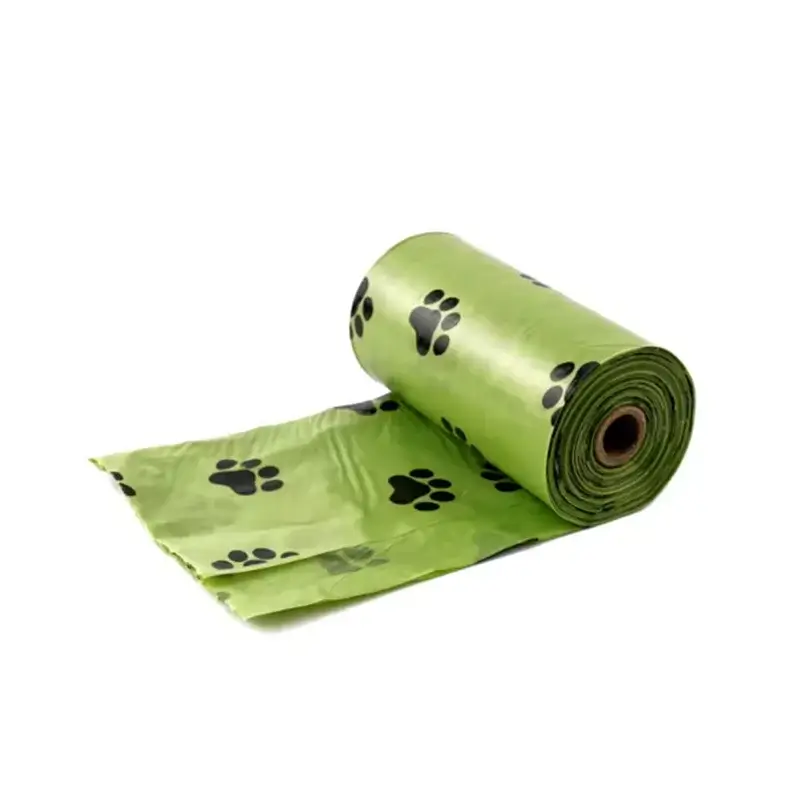 Canvas Dog Poop Bag Holder with Carabiner Clip