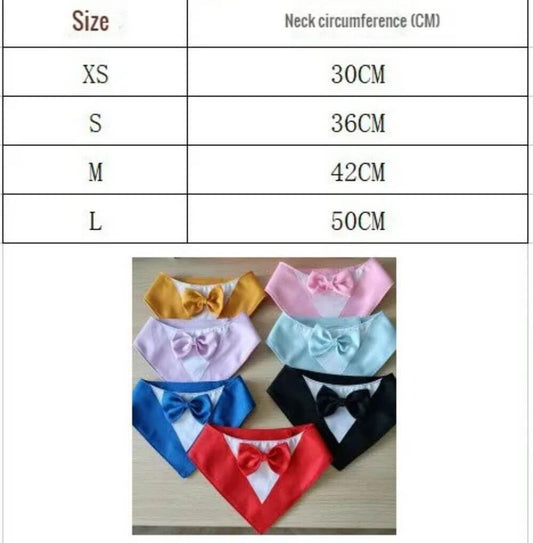 Bow Tie Dog Bandana Collar