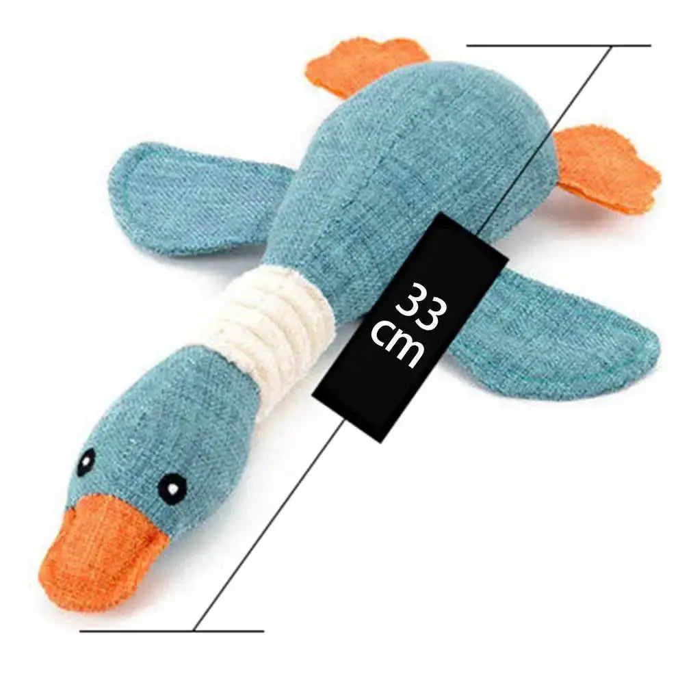 Plush Geese Sound Toy for Dogs and Cats – Teeth Grinding & Cleaning