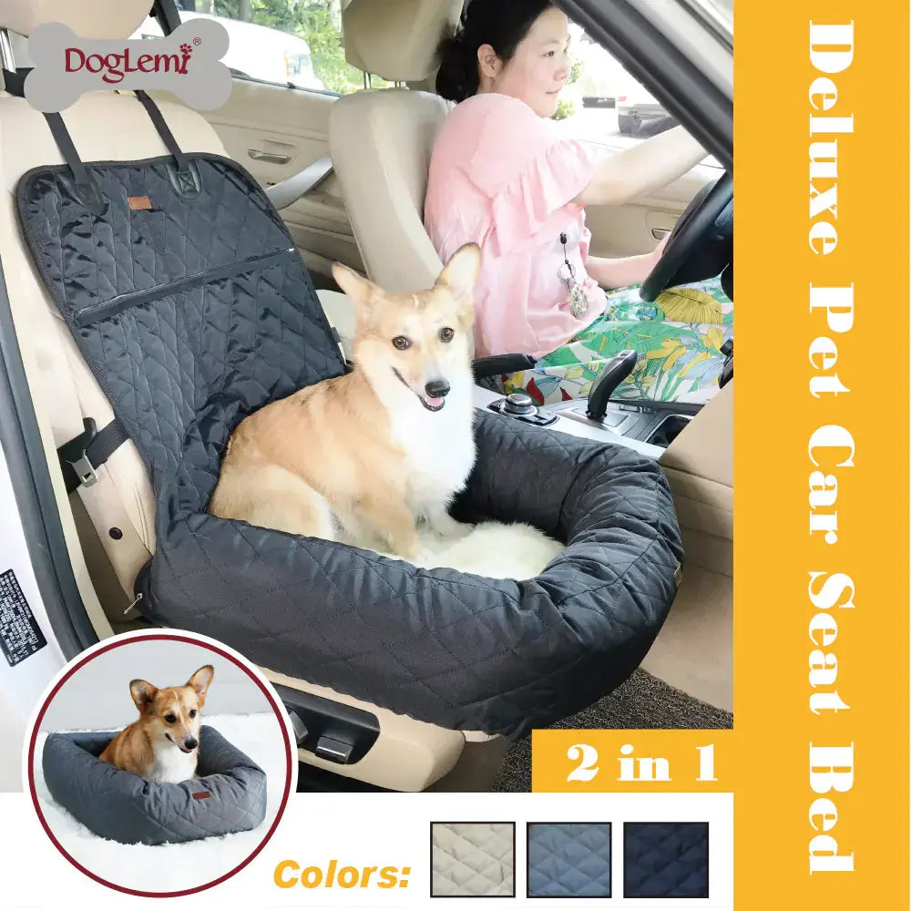 Deluxe Car Comfort Pet Bed