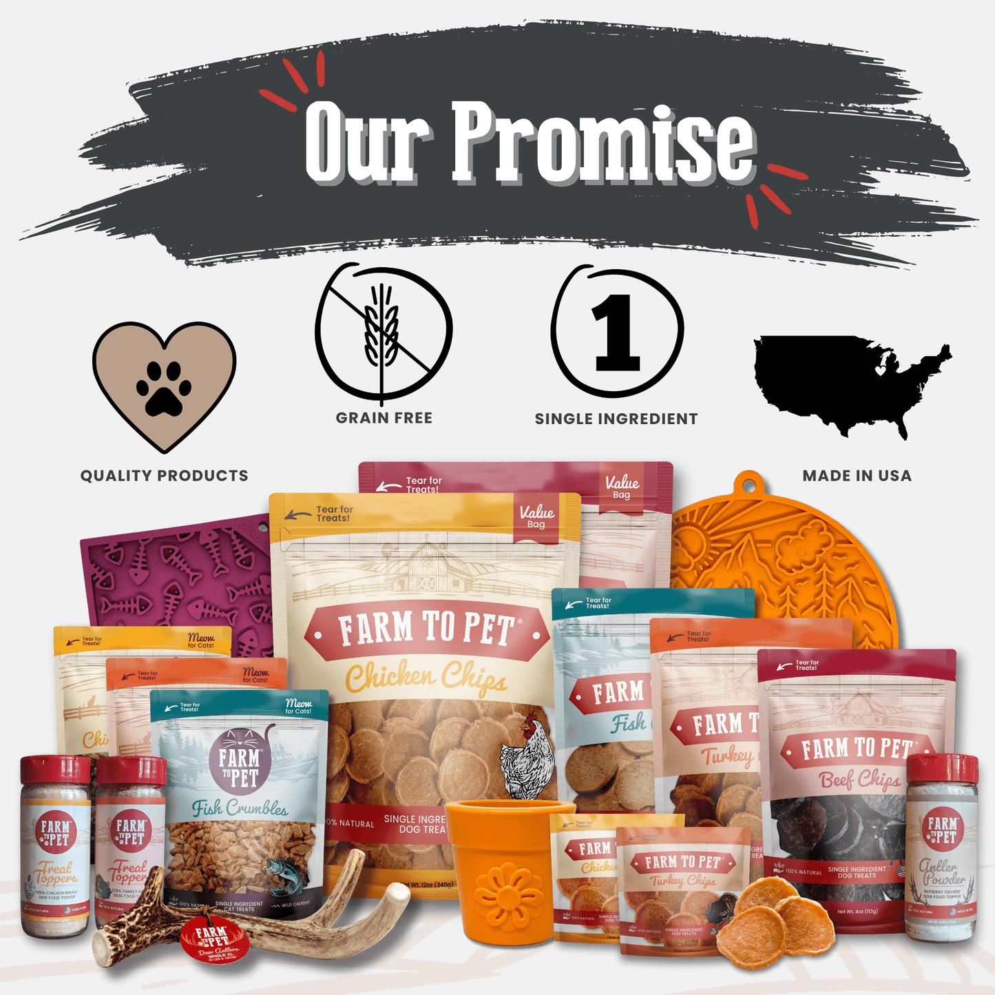 Organic Deer Antler Dog Chews
