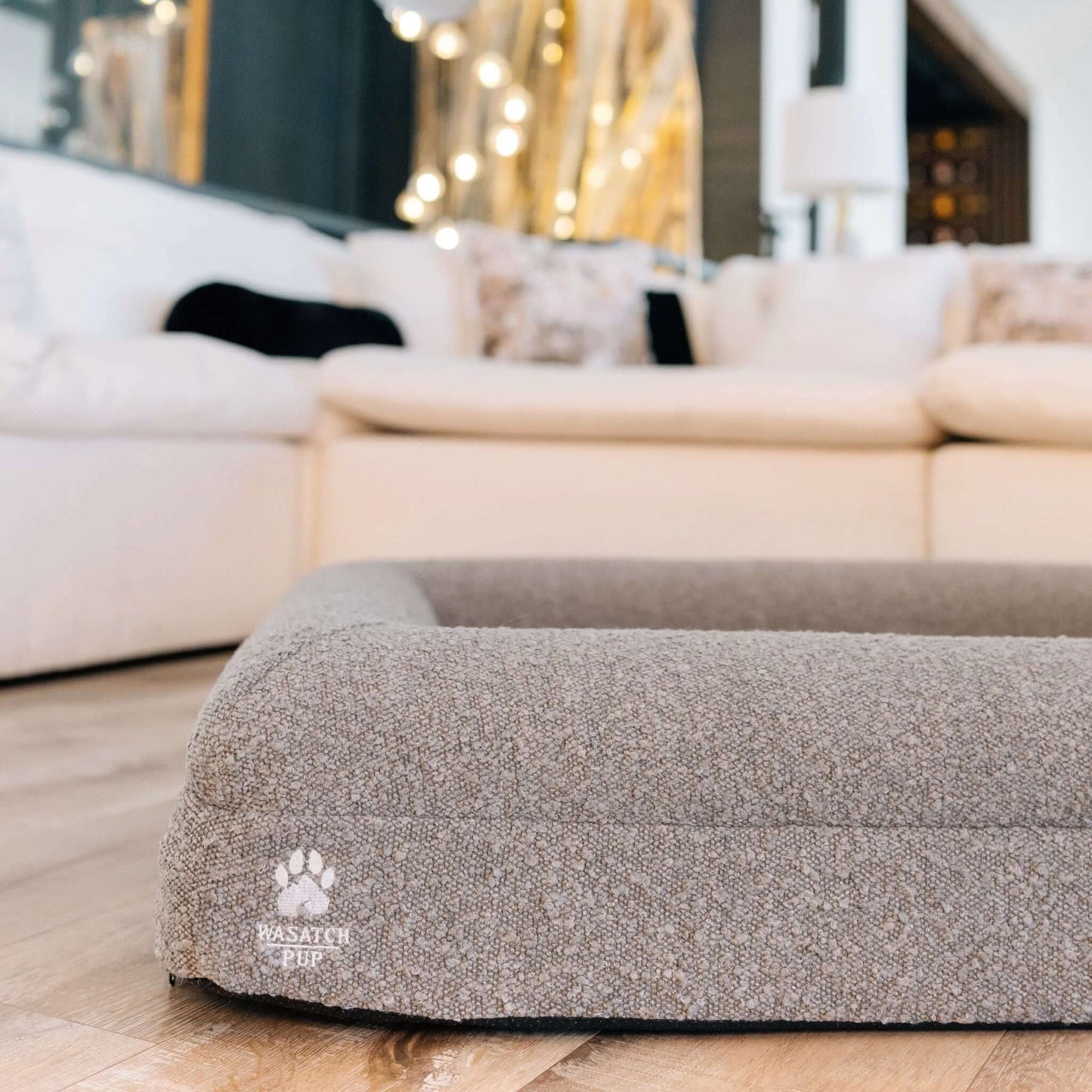 Lit orthopédique de luxe en mousse à mémoire de forme pour chien