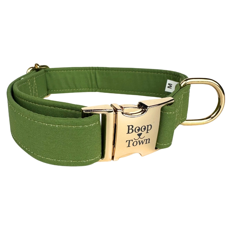 Boop Town Durable Soft Comfortable Cotton Dog Collars