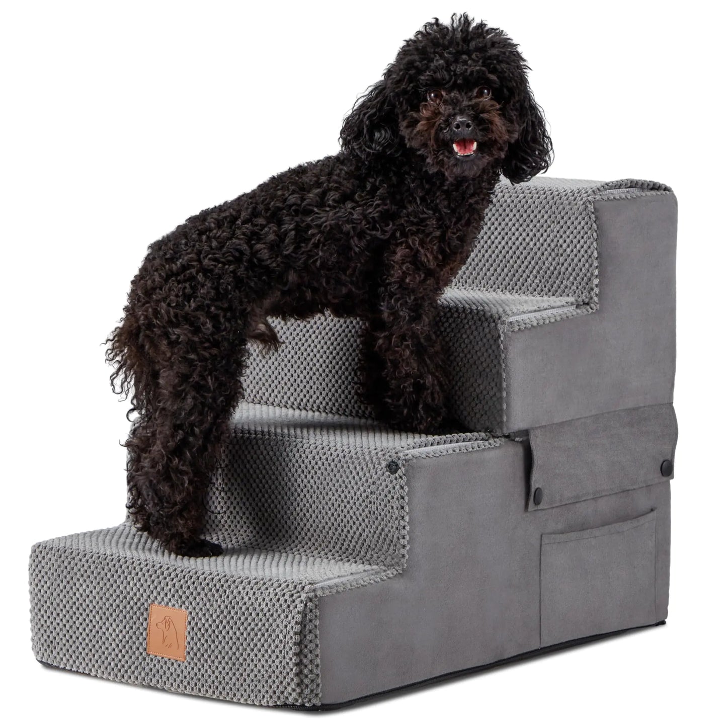 Comfy Pet 4-Step Stairs for Beds and Sofas for Small Dogs