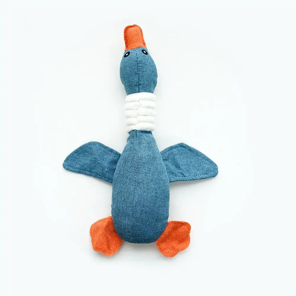 Plush Geese Sound Toy for Dogs and Cats – Teeth Grinding & Cleaning