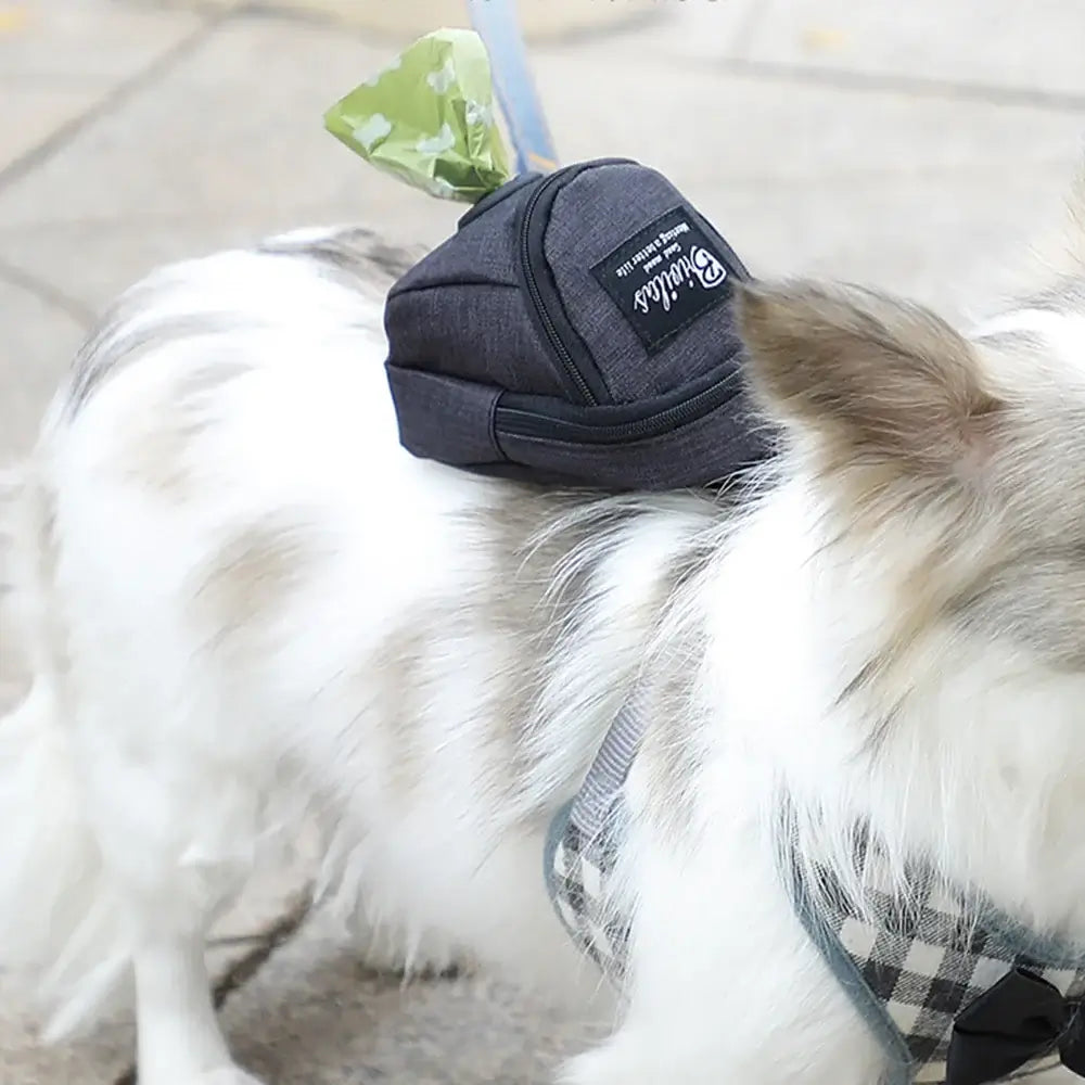 Pet Multi-Functional Dog Walking Bag with Snack & Waste Storage