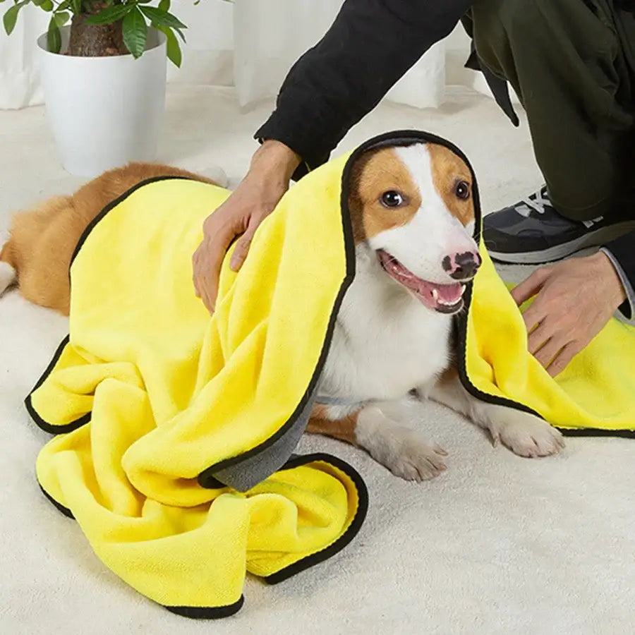 Quick-Dry Absorbent Towel for Dogs and Cats