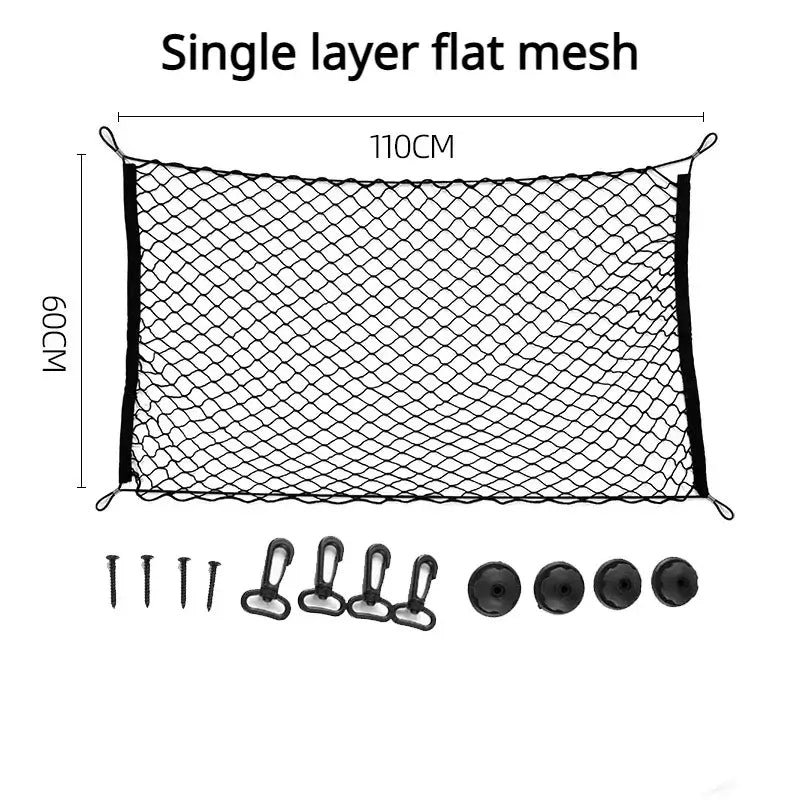 Pet Safety Car Boot Fence - Durable Nylon Insulation Mesh