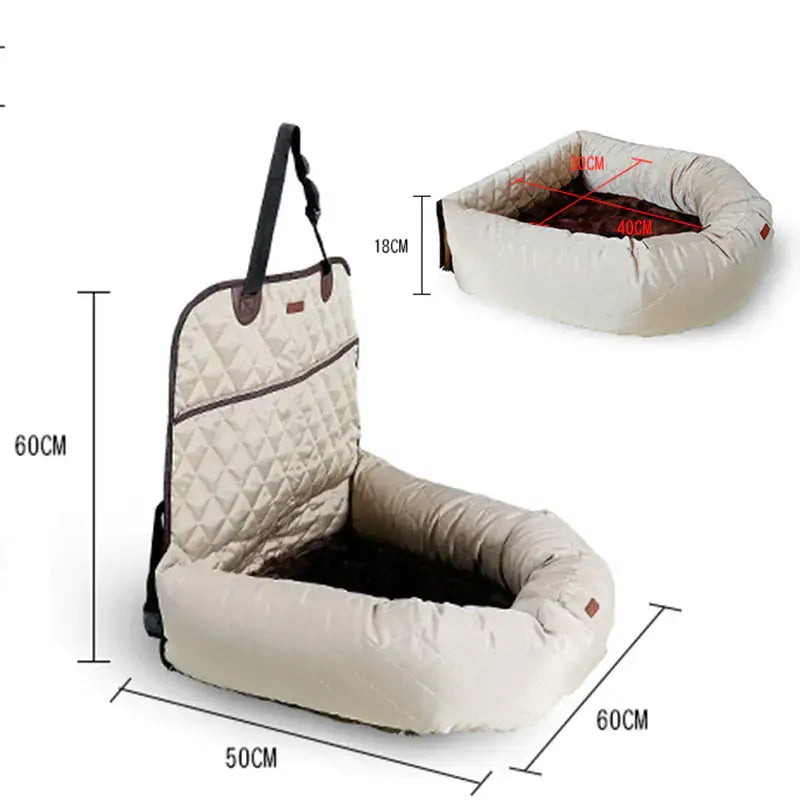 Deluxe Car Comfort Pet Bed