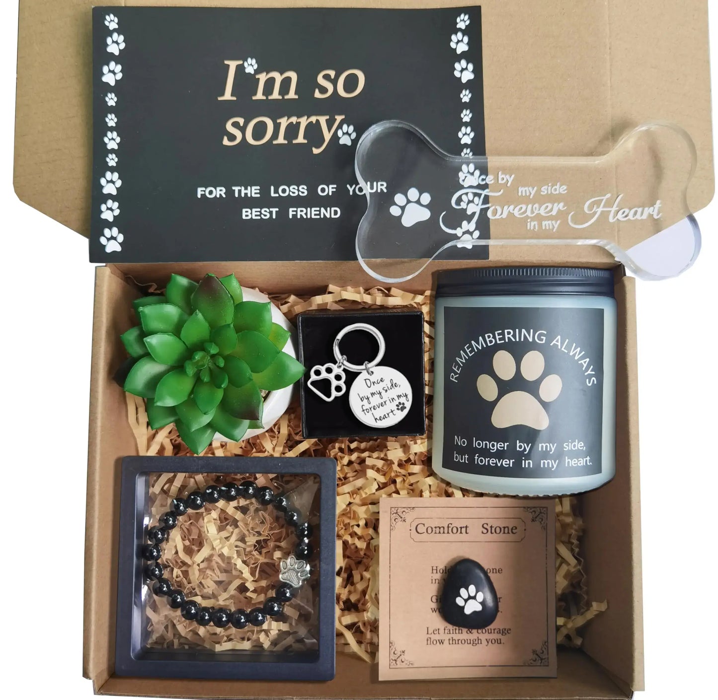 Coffret Cadeau de Condoléances pour la Perte d'un Animal de Compagnie