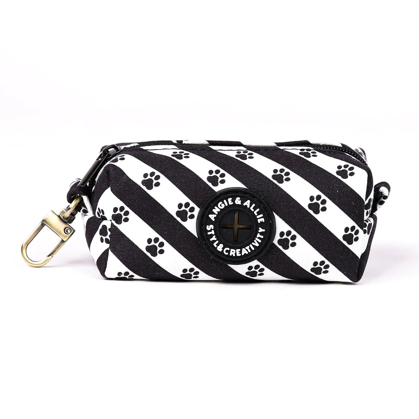 Eco-Friendly Dog Poop Bag Holder with Brass Clips