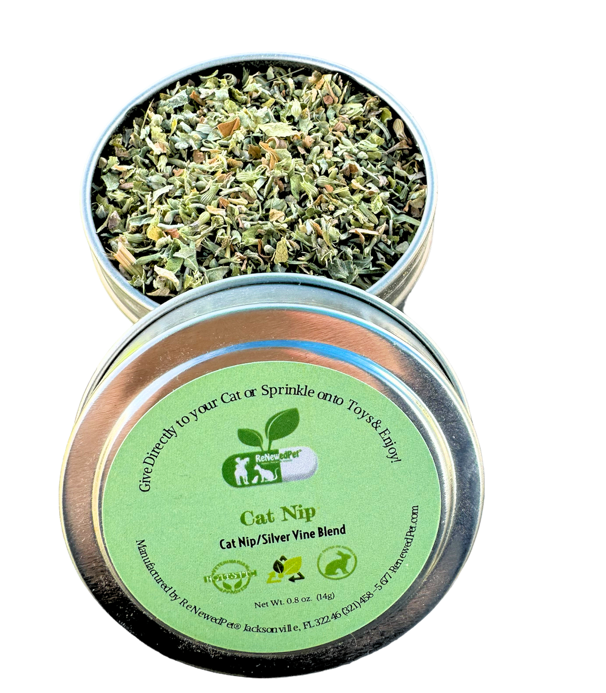 ReNewedPet Organic Catnip + Silvervine Playtime Blend