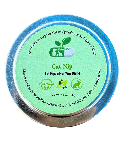 ReNewedPet Organic Catnip + Silvervine Playtime Blend