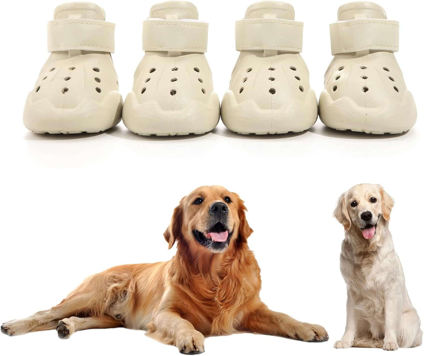 Indoor Dog Boots & Dog Shoes — Non-Slip Paw Protection (4-Pack)