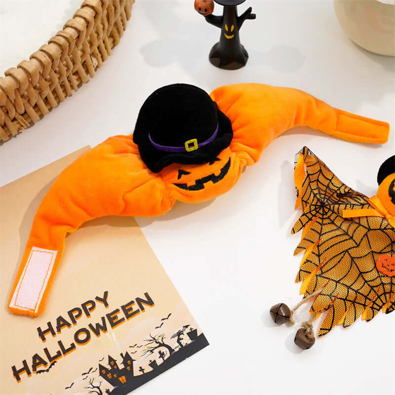 Halloween Pumpkin Pet Costume – Vest, Hat & Set Options