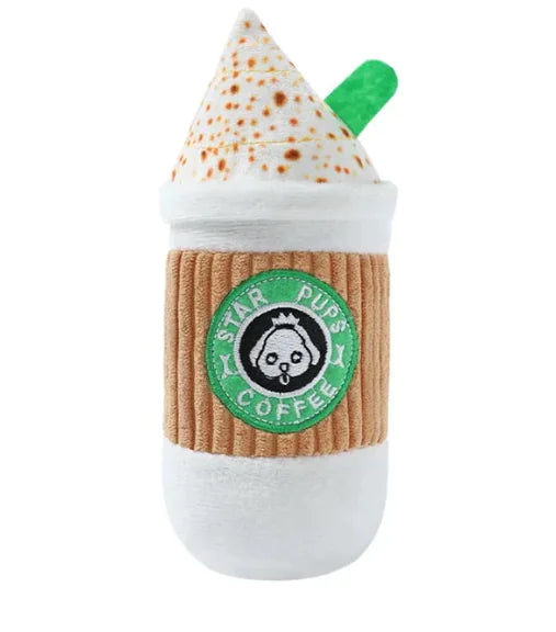 Pumpkin Latte Plush Dog Toy