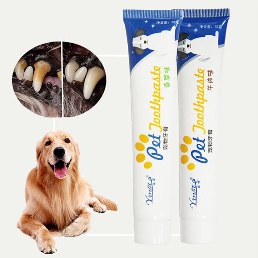 Dog Toothpaste by Dog Hugs Cat, designed for maintaining your dog's dental health with effective cleaning action.