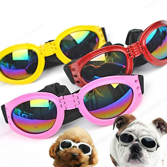 Dog Sunglasses Foldable Medium Size Waterproof Goggles UV Protection