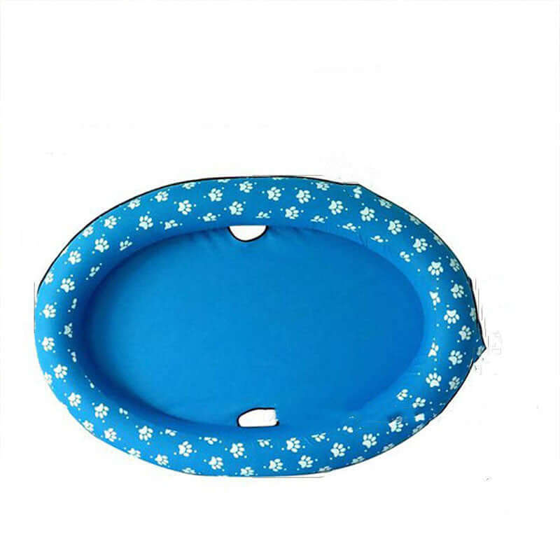 Lit flottant de piscine gonflable pour chien