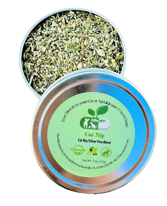 ReNewedPet Organic Catnip + Silvervine Playtime Blend