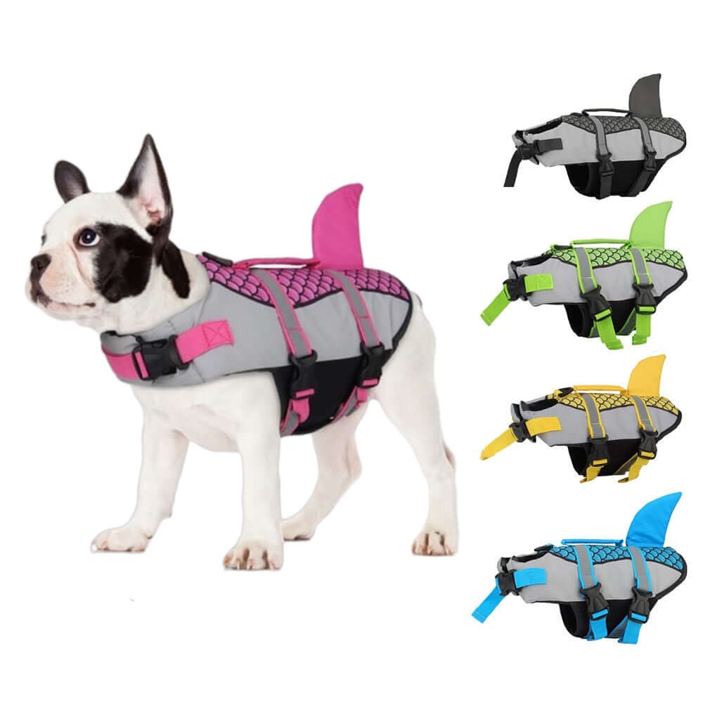 Dog Shark Life Jacket Vest Swim