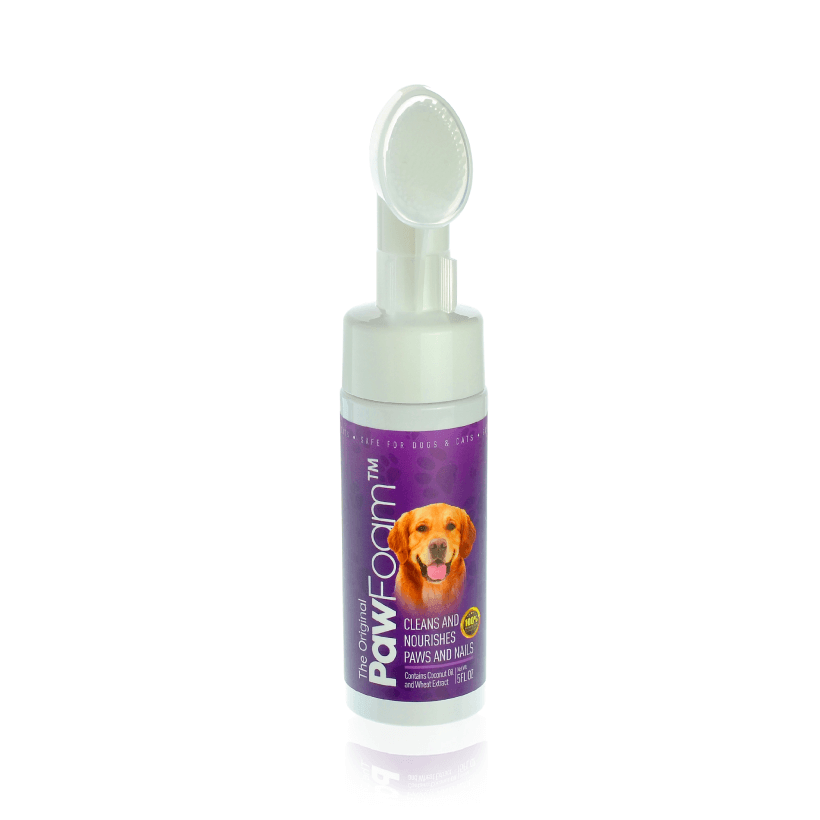 Dog Paw Foam - The Original PawFoam™ cleans and nourishes pets' paws and nails in an easy-to-use foam bottle.