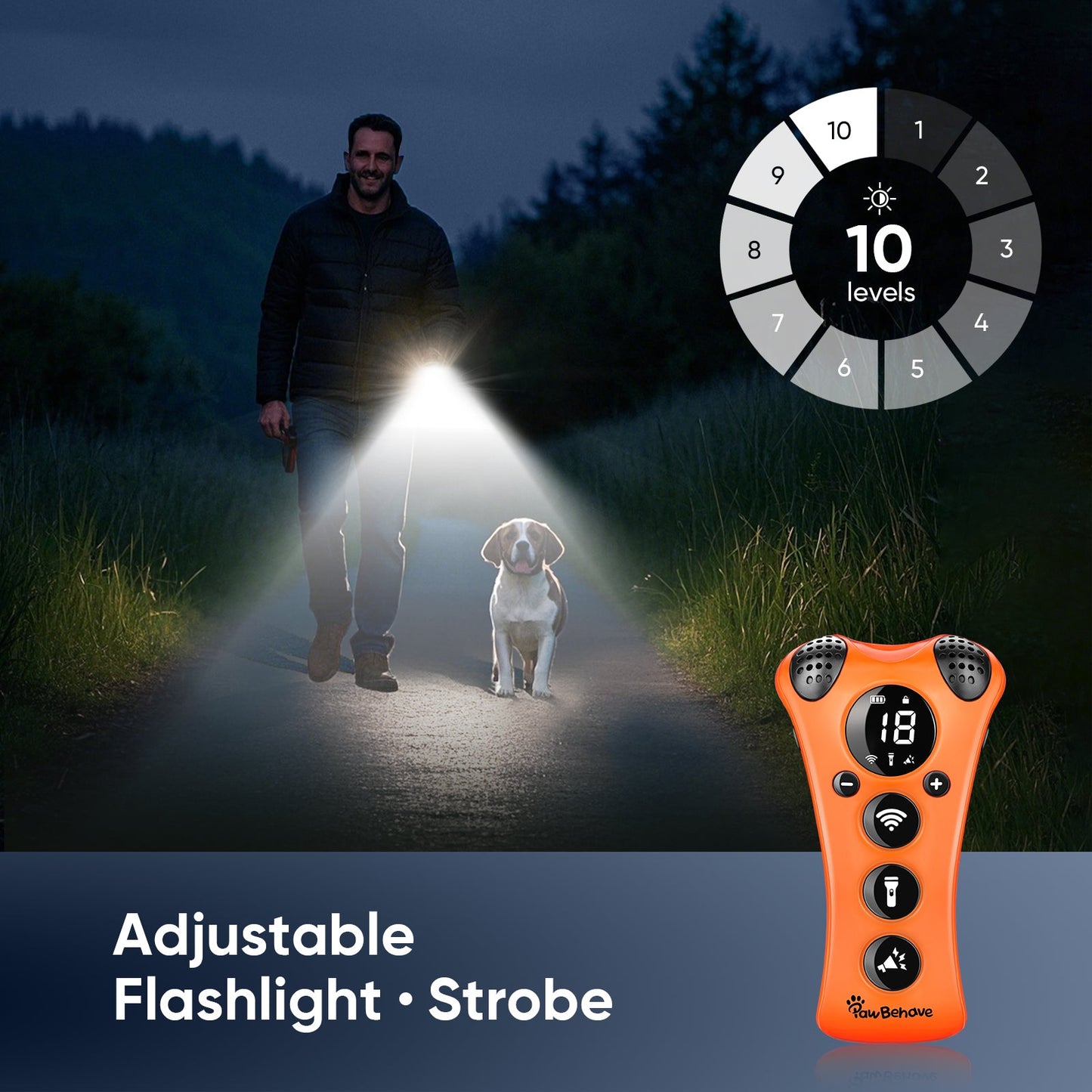 Adjustable Ultrasonic Dog Trainer  Variable Frequency