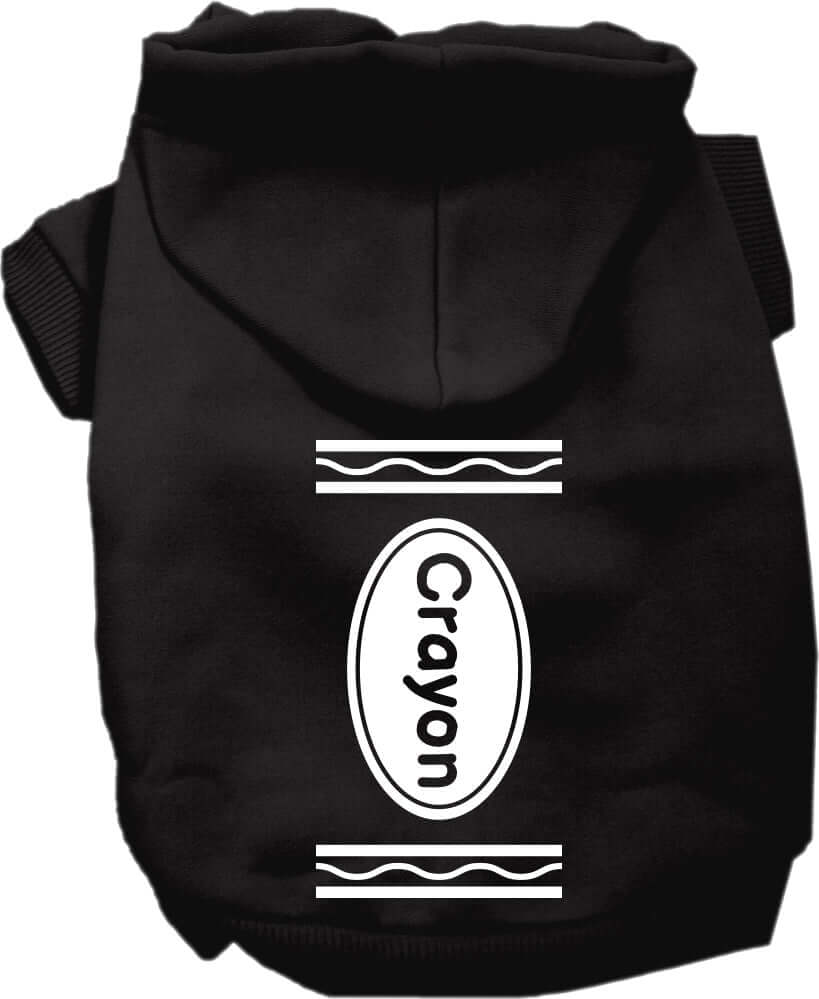 Halloween Pet Hoodie "Crayon Costume"