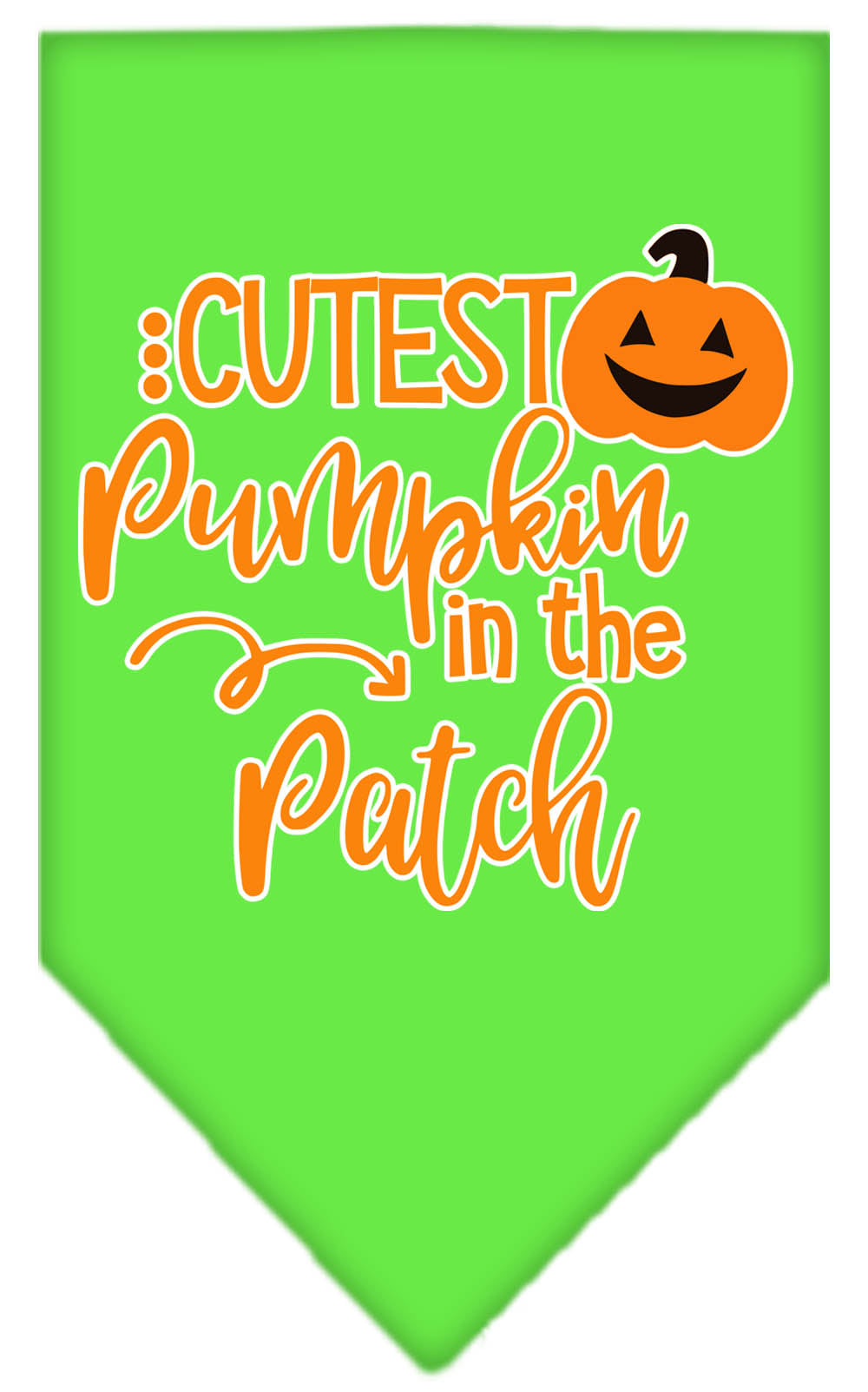 Cutest Pumpkin in the Patch Pet Bandana