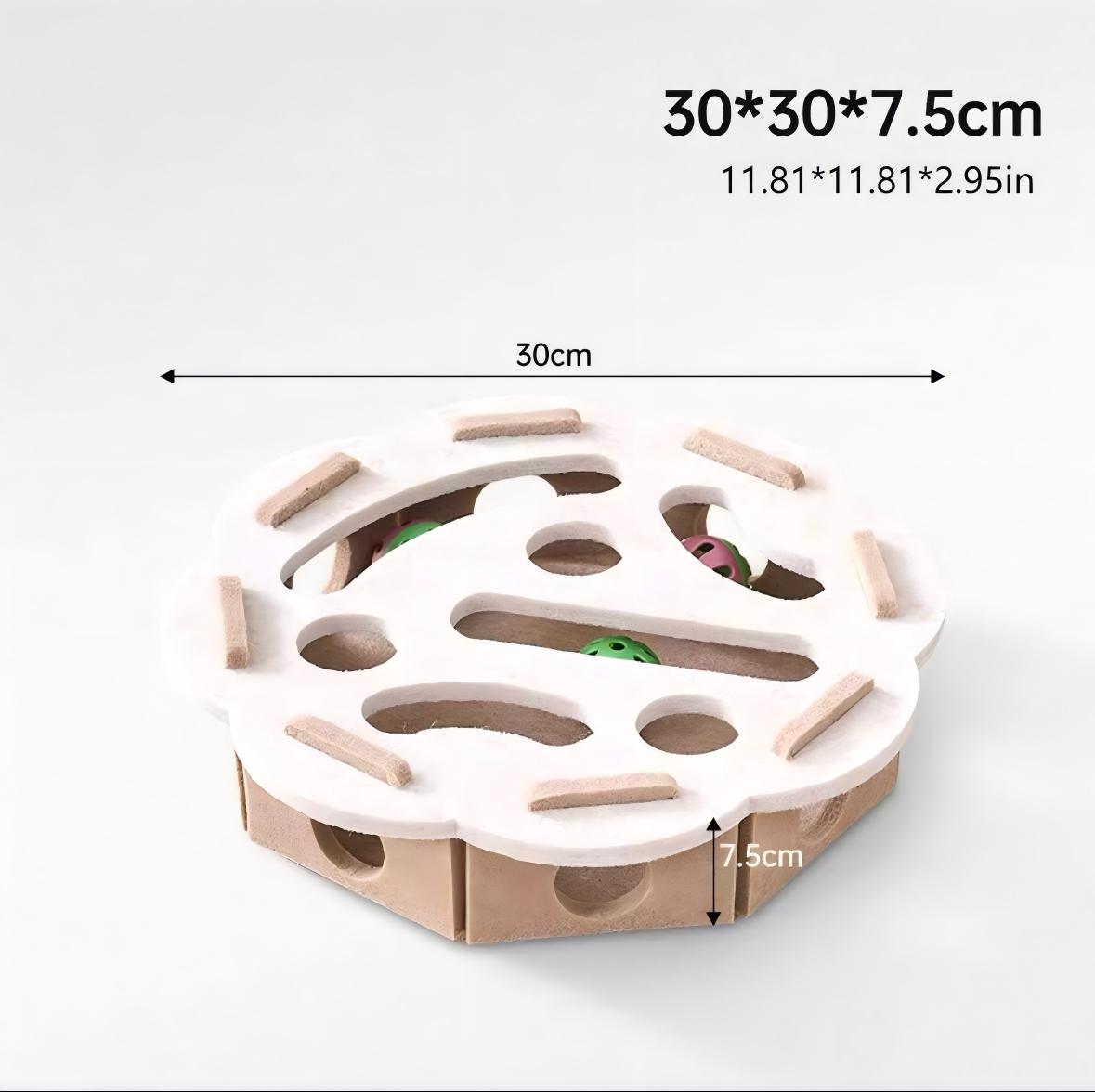 Felt Maze Tunnel Interactive Cat Puzzle Toy