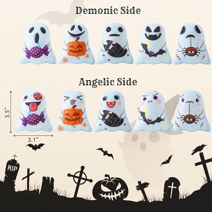 Halloween Catnip Plush Toys – 5 Pack
