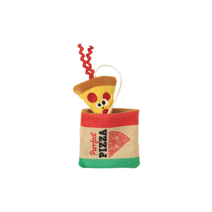 Mad Cat Purrfect Pizza Catnip & Silvervine Toy Set – 2 Pack