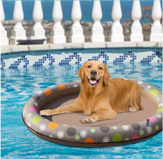 Dog Swimming Pool Inflatable Hammock Pool Floating Bed