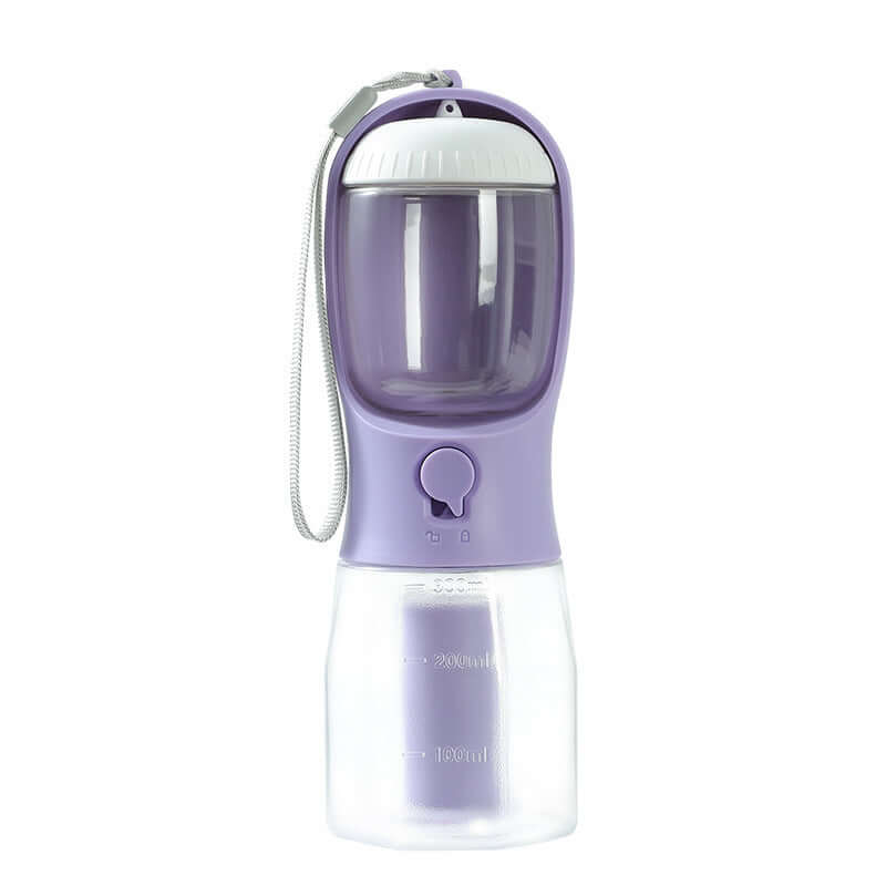 Dog Water Cup Drinking Food Garbage Bag Three-in-one Portable Small Multi-functional