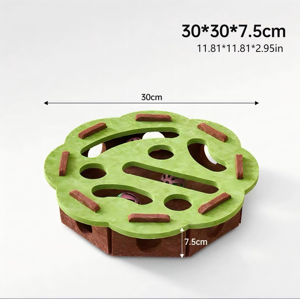Felt Maze Tunnel Interactive Cat Puzzle Toy