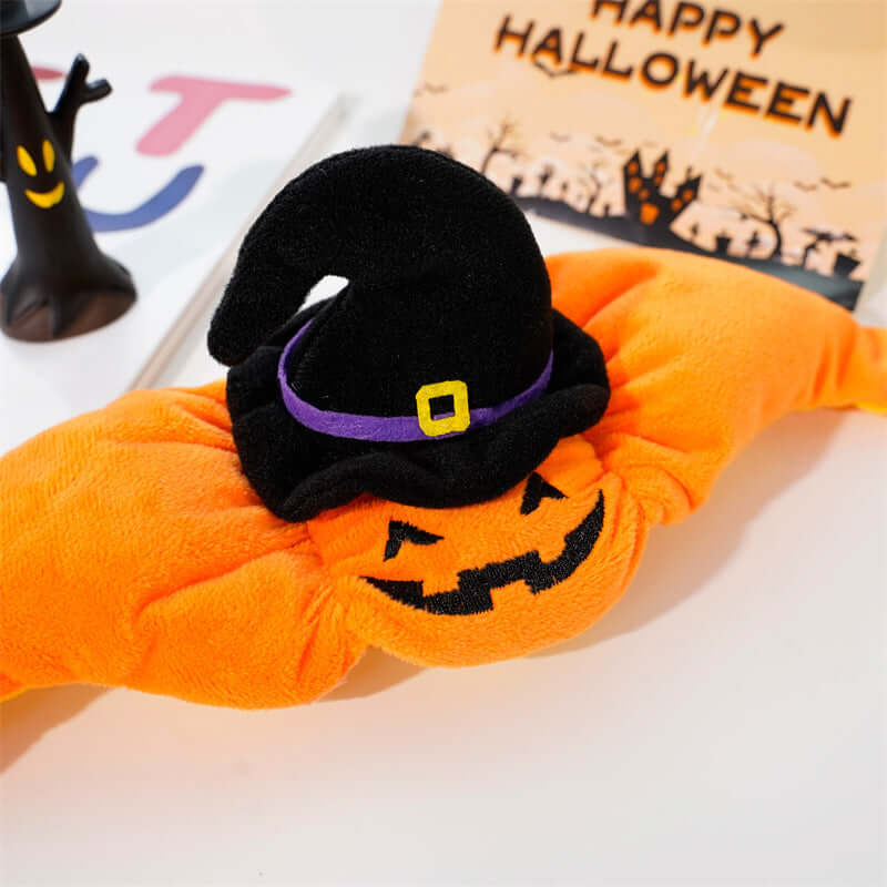 Halloween Pumpkin Pet Costume – Vest, Hat & Set Options