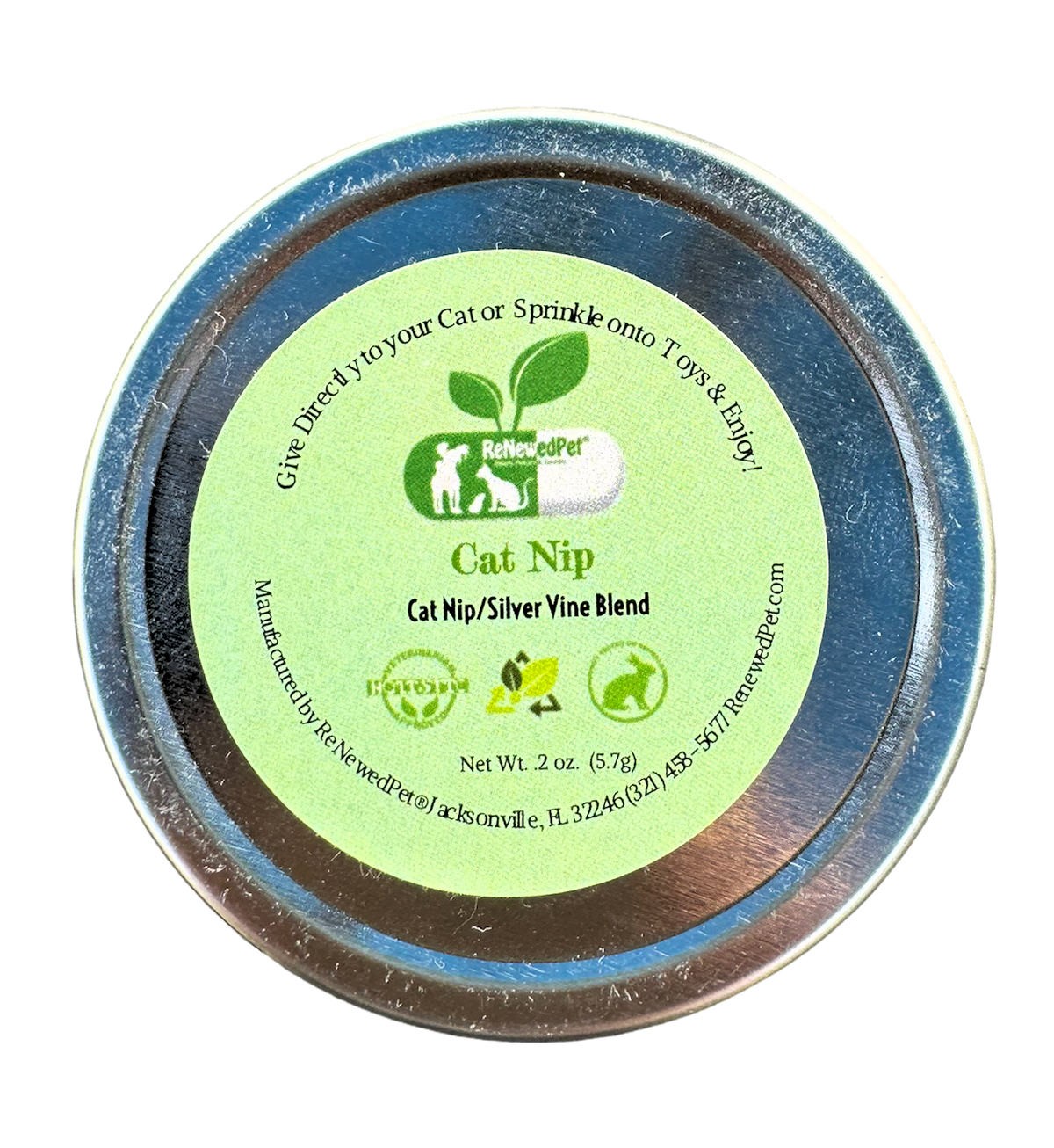 ReNewedPet Organic Catnip + Silvervine Playtime Blend