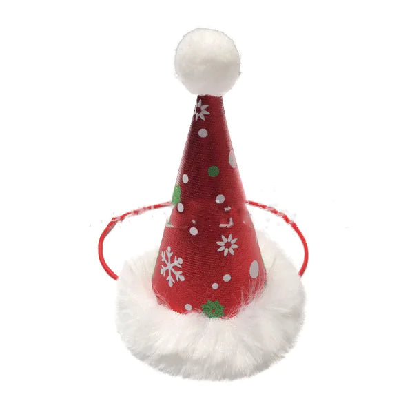 Pet Christmas Hat Set for Holiday Celebrations