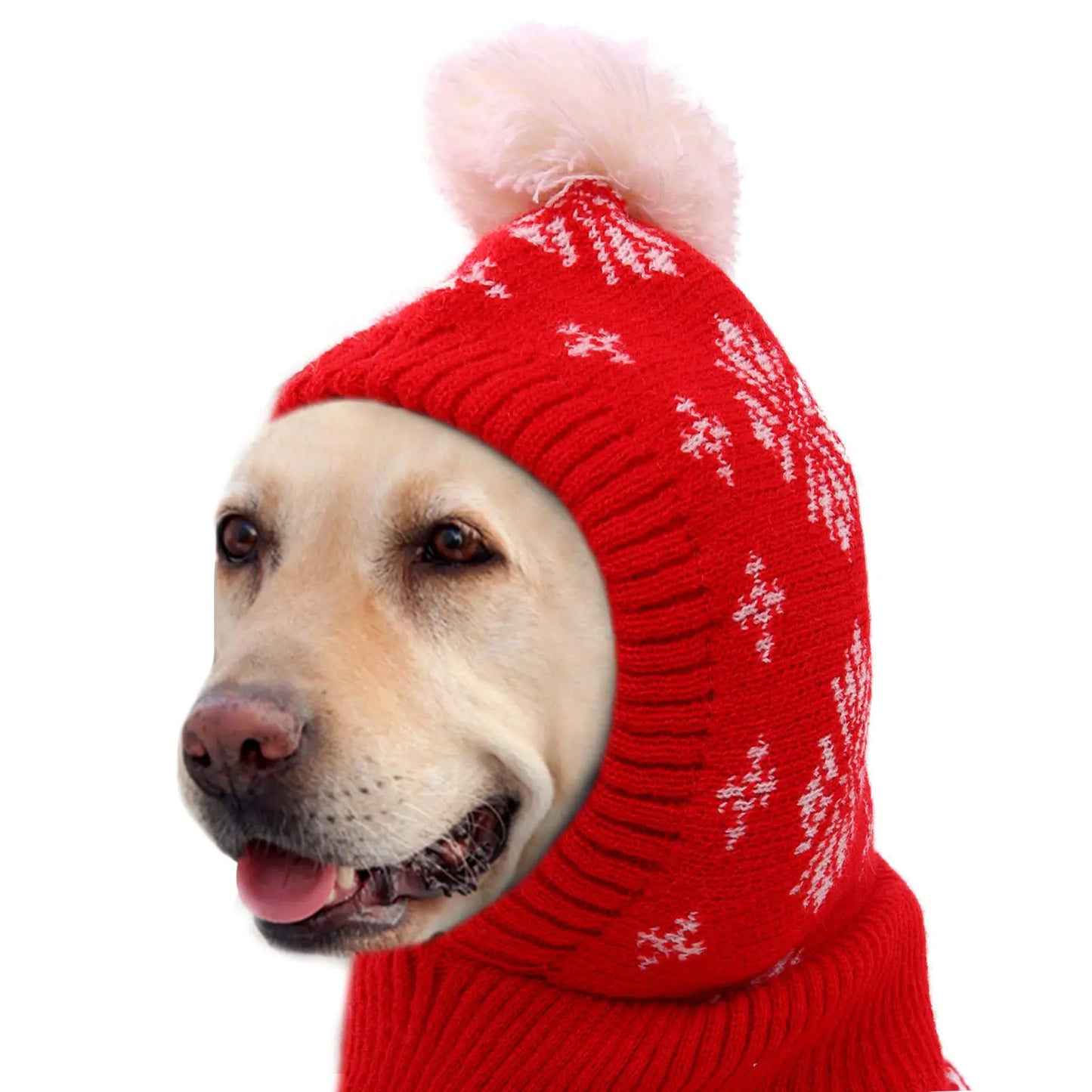 Holiday Winter Pompom Pet Hat