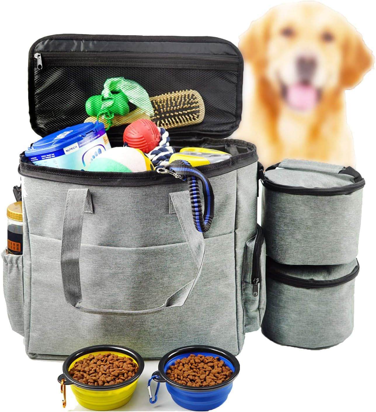 Sac de voyage pour chien approuvé par les compagnies aériennes – Range tous les accessoires de votre chien