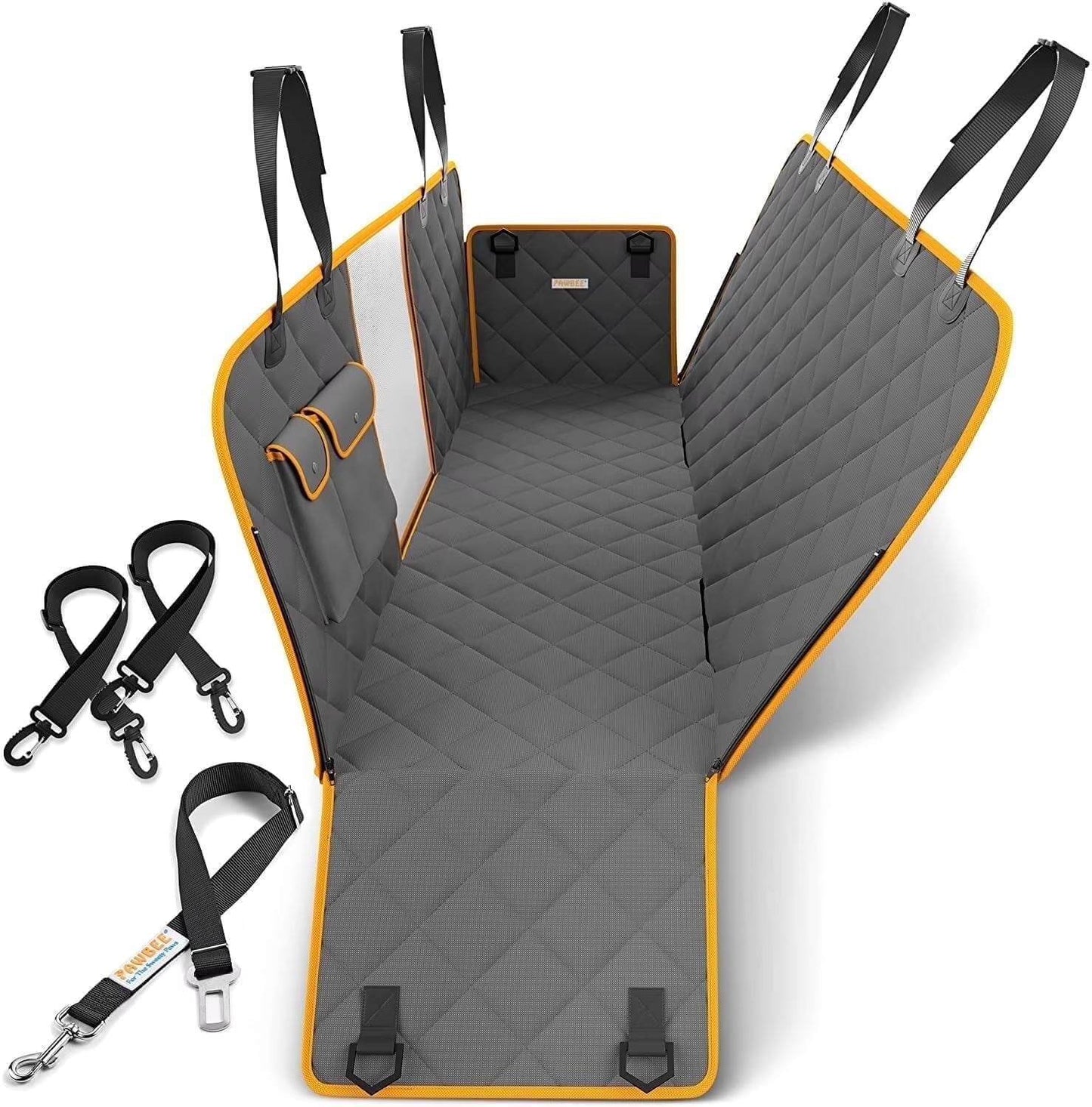 Housse de siège de voiture de luxe pour chien – Imperméable, antidérapante et prête pour le voyage | La collection Max & Rex