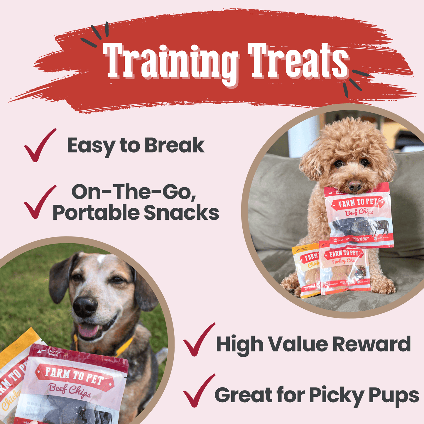 Puppy Packs Snacks Dog Treat Starter Pack Single-Ingredient
