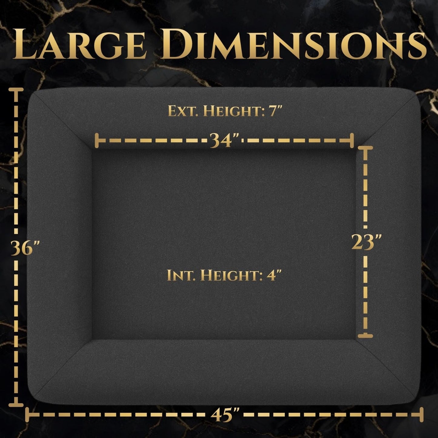 Luxury Orthopedic Dog Bed