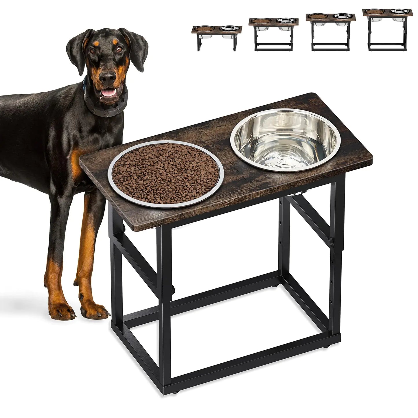 Zarler Hi-Rise Dog Feeder for Large Breeds