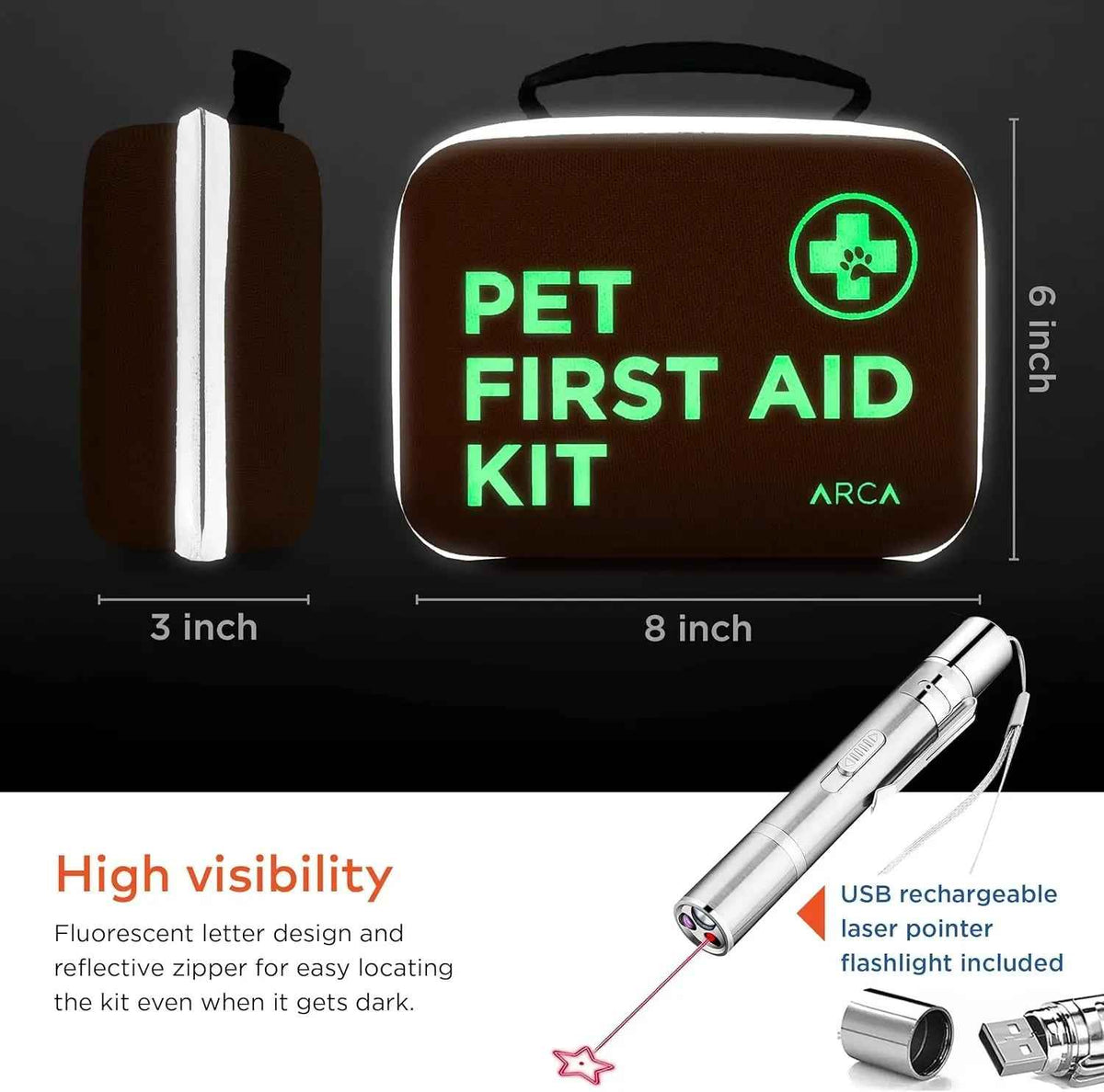 Pet First Aid Kit – 100+ Piece Emergency Travel Kit