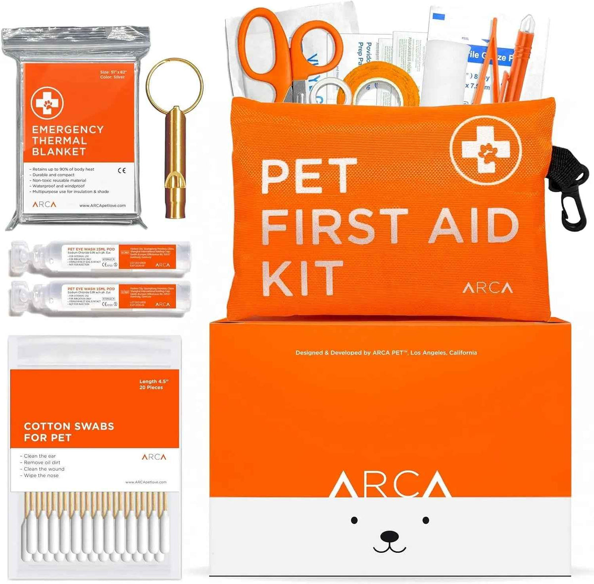 Pet First Aid Kit – 100+ Piece Emergency Travel Kit