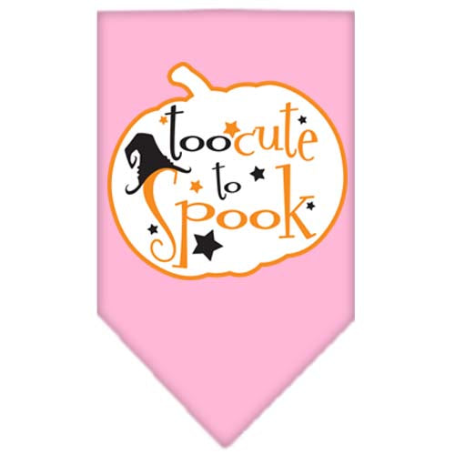 Too Cute to Spook Halloween Pet Bandana