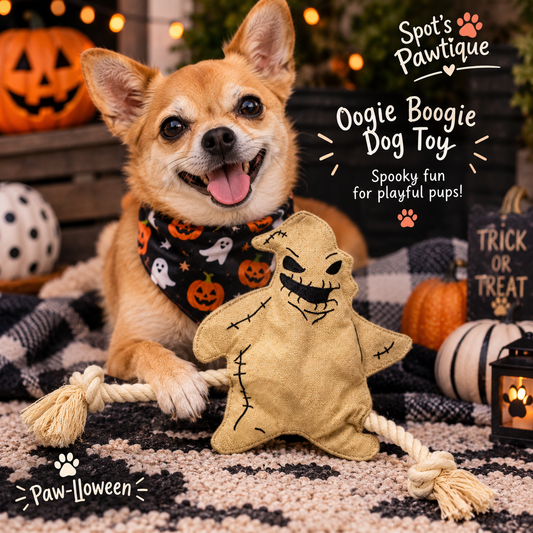 Disney Oogie Boogie Squeaky & Crinkle Dog Toy